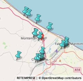 Mappa Via I Maggio, 60018 Montemarciano AN, Italia (3.74789)