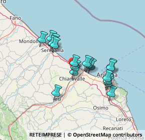 Mappa Via I Maggio, 60018 Montemarciano AN, Italia (11.61211)