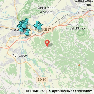 Mappa Via Giacomo Matteotti, 56025 Pontedera PI, Italia (5.37286)