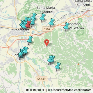 Mappa Via Giacomo Matteotti, 56025 Pontedera PI, Italia (4.8775)