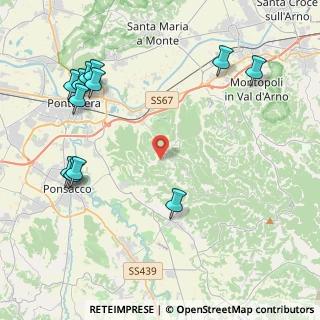Mappa Via Giacomo Matteotti, 56025 Pontedera PI, Italia (5.3775)