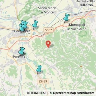 Mappa Via Giacomo Matteotti, 56025 Pontedera PI, Italia (5.47)