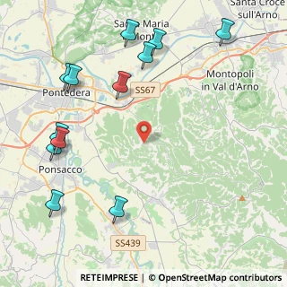 Mappa Via Giacomo Matteotti, 56025 Pontedera PI, Italia (5.62)