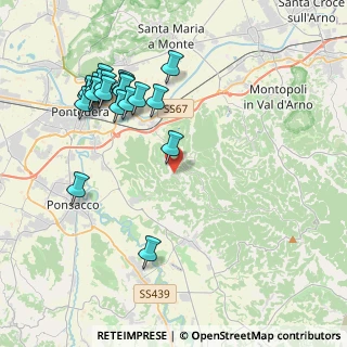 Mappa Via Giacomo Matteotti, 56025 Pontedera PI, Italia (4.5855)