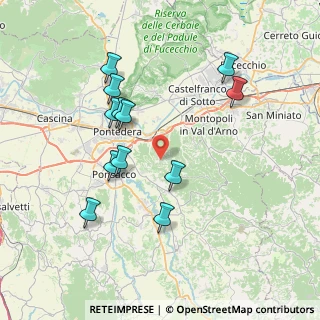 Mappa Via Giacomo Matteotti, 56025 Pontedera PI, Italia (7.65)