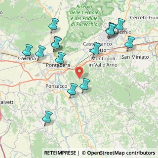 Mappa Via Giacomo Matteotti, 56025 Pontedera PI, Italia (9.51)