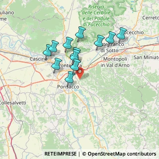 Mappa SP 11, 56025 Pontedera PI (6.5775)