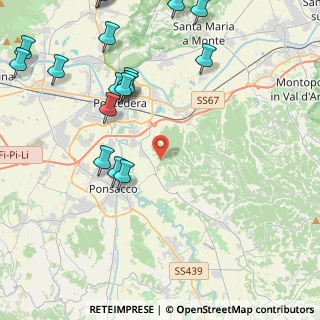 Mappa SP 11, 56025 Pontedera PI (5.86412)