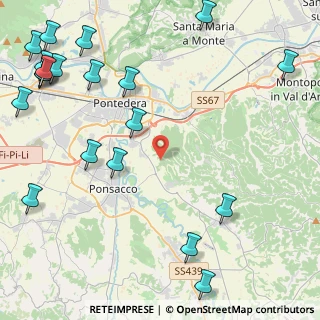 Mappa SP 11, 56025 Pontedera PI (6.626)