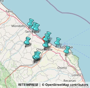 Mappa Via Maestri del Lavoro, 60018 Montemarciano AN, Italia (10.67533)