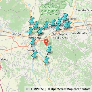 Mappa Via Trento, 56025 Pontedera PI, Italia (7.56765)