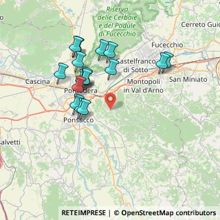 Mappa Via Trento, 56025 Pontedera PI, Italia (7.24059)