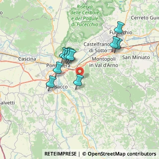Mappa Via Trento, 56025 Pontedera PI, Italia (6.40818)