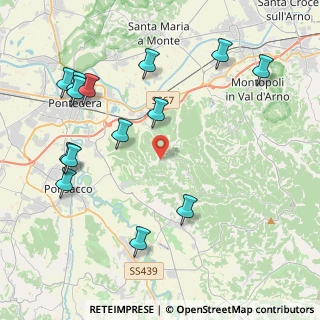 Mappa Via Trento, 56025 Pontedera PI, Italia (5.02929)