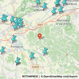 Mappa Via Trento, 56025 Pontedera PI, Italia (7.033)