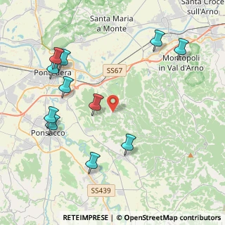 Mappa Via Trento, 56025 Pontedera PI, Italia (4.89545)