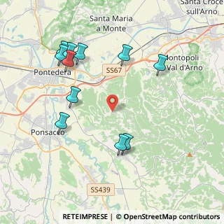 Mappa Via Trento, 56025 Pontedera PI, Italia (4.45818)