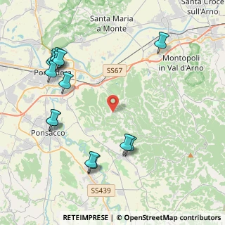 Mappa Via Trento, 56025 Pontedera PI, Italia (5.13714)