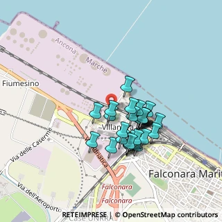 Mappa Via Monti e Tognetti, 60015 Falconara Marittima AN, Italia (0.36552)