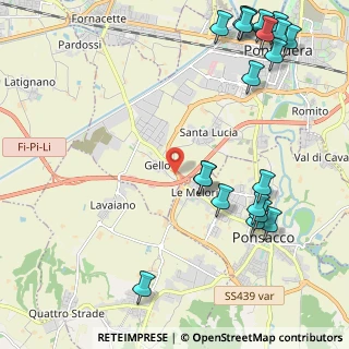 Mappa Firenze Pisa Livorno, 56025 Pontedera PI, Italia (2.9915)