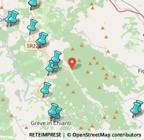 Mappa Via Castello di Cintoia, 50022 Greve in Chianti FI, Italia (6.4295)
