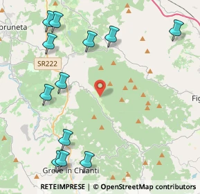 Mappa Via Castello di Cintoia, 50022 Greve in Chianti FI, Italia (5.55333)
