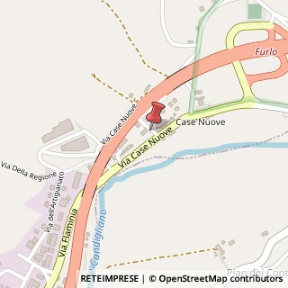Mappa Via Case Nuove, 10, 61041 Acqualagna, Pesaro e Urbino (Marche)