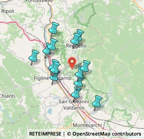 Mappa 52026 Pian di SCO AR, Italia (5.98643)