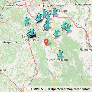 Mappa Via Gabbiano, 50026 San Casciano in Val di pesa FI, Italia (7.9855)
