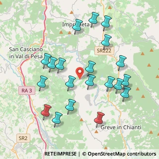 Mappa Via Gabbiano, 50026 San Casciano in Val di pesa FI, Italia (4.2375)
