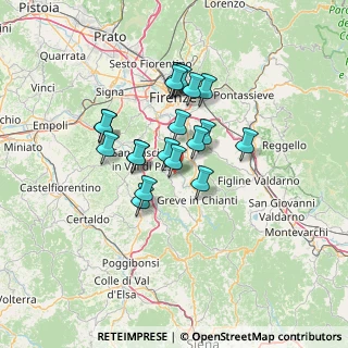 Mappa Via Gabbiano, 50026 San Casciano in Val di pesa FI, Italia (10.8865)