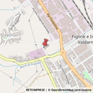 Mappa Via Fiorentina, 1, 50063 Figline e Incisa Valdarno, Firenze (Toscana)