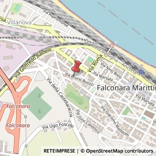 Mappa Via Bruno Buozzi,  24, 60020 Falconara Marittima, Ancona (Marche)