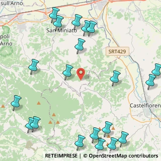 Mappa Via della Pieve, 56028 San Miniato PI, Italia (6.443)