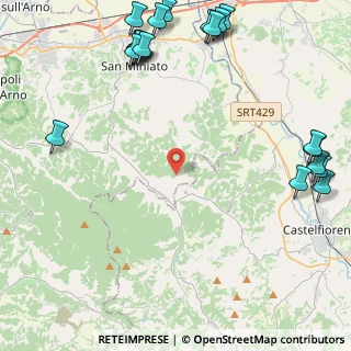 Mappa Via della Pieve, 56028 San Miniato PI, Italia (6.6015)