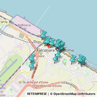 Mappa Via Filippo Corridoni, 60015 Falconara Marittima AN, Italia (0.78059)