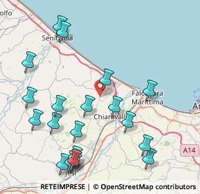 Mappa Via Montespirello, 60018 Montemarciano AN, Italia (9.993)