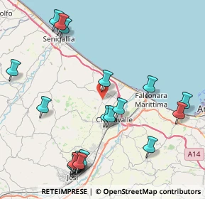 Mappa Via Montespirello, 60018 Montemarciano AN, Italia (10.347)