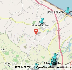Mappa Via Montespirello, 60018 Montemarciano AN, Italia (3.69571)