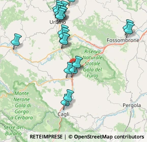 Mappa Via del Lavoro, 61041 Acqualagna PU, Italia (9.066)