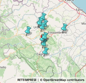 Mappa Via del Lavoro, 61041 Acqualagna PU, Italia (9.16182)
