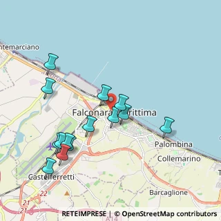 Mappa Via XX Settembre, 60015 Falconara Marittima AN, Italia (2.08857)