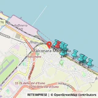 Mappa Via XX Settembre, 60015 Falconara Marittima AN, Italia (1.00909)