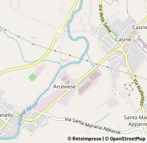 Mappa Via Arceviese, 60010 Ostra AN, Italia (0.41154)