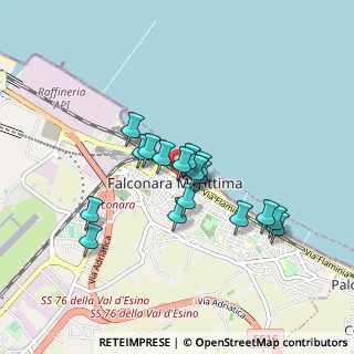 Mappa Via Camillo Benso Cavour, 60015 Falconara Marittima AN, Italia (0.71)