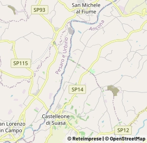 Mappa Frazione pian volpello, 60010 Castelleone Di Suasa AN, Italia (1.95385)