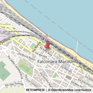 Mappa Via fratti 19/a, 60015 Falconara Marittima, Ancona (Marche)