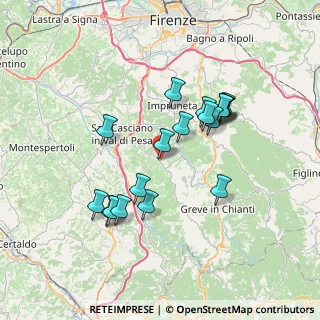 Mappa Via Montecampolesi, 50026 San Casciano in Val di pesa FI, Italia (6.70944)
