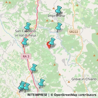 Mappa Via Montecampolesi, 50026 San Casciano in Val di pesa FI, Italia (6.01909)