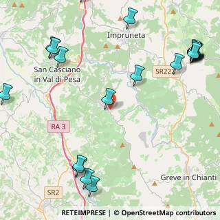 Mappa Via Montecampolesi, 50026 San Casciano in Val di pesa FI, Italia (6.4985)
